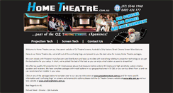 Desktop Screenshot of hometheatre.com.au
